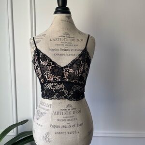 Little Black Lace Bralette